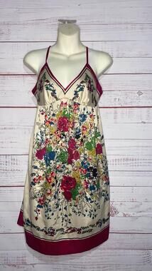 ECI Floral Silk Feel Cami Dress US Size 4